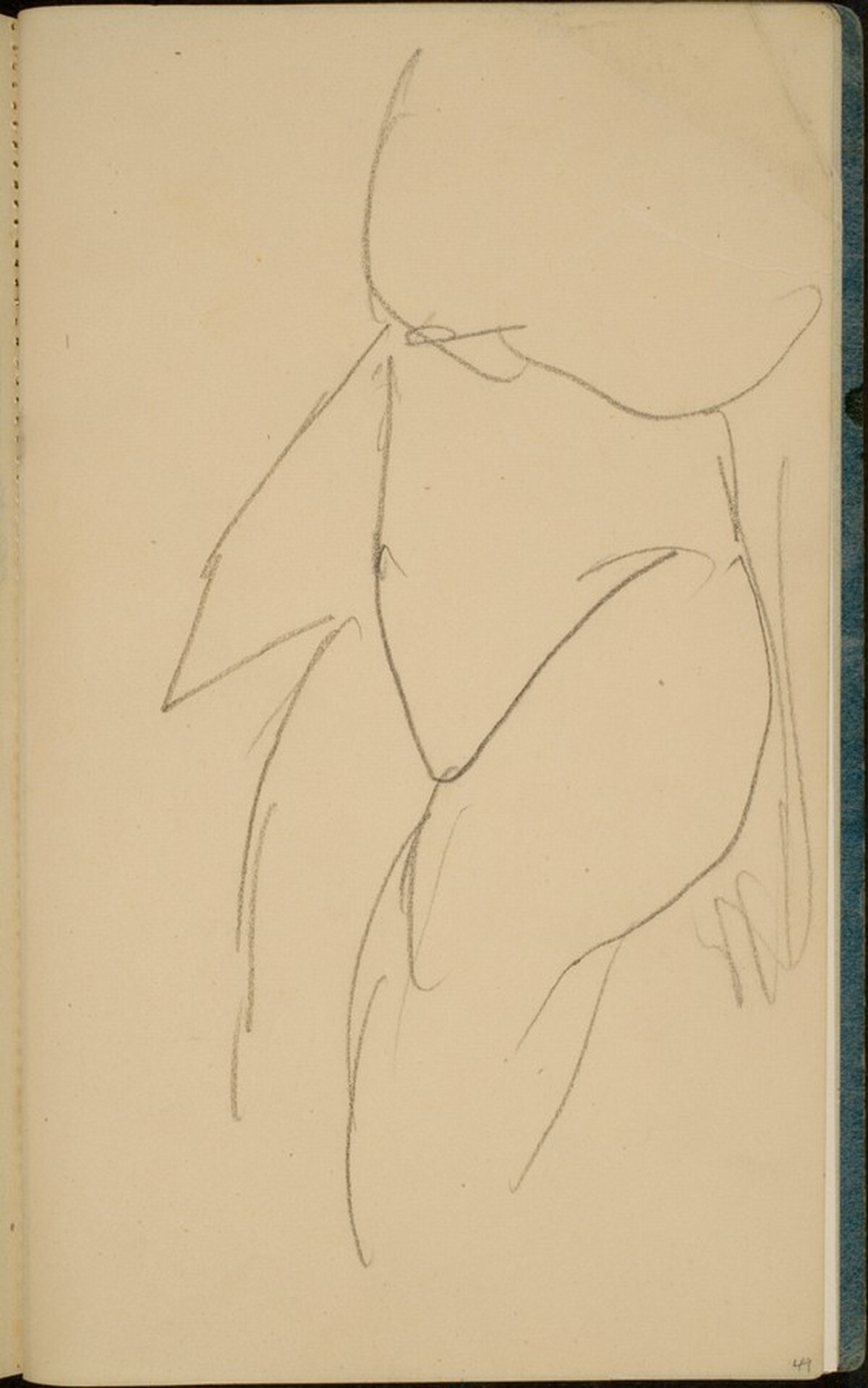 Initial Sketch [p. 49] by Max Beckmann