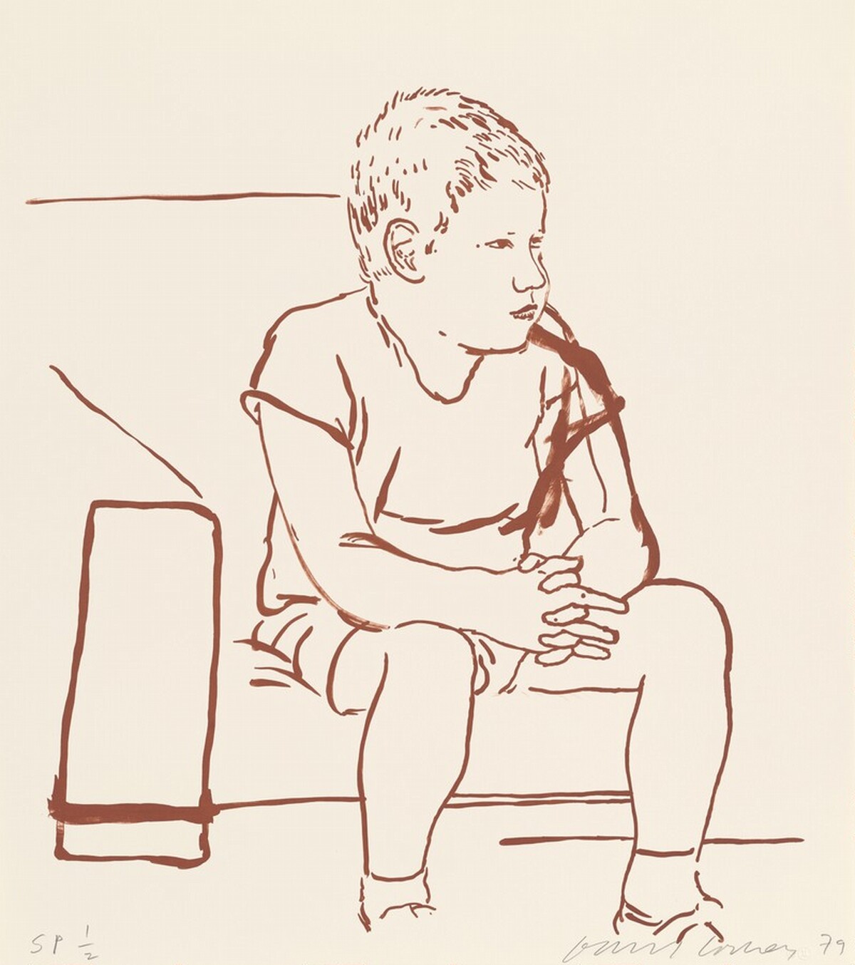 Albert Clark [special proof] by David Hockney