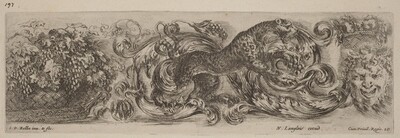 Ornamental Frieze with Leopard