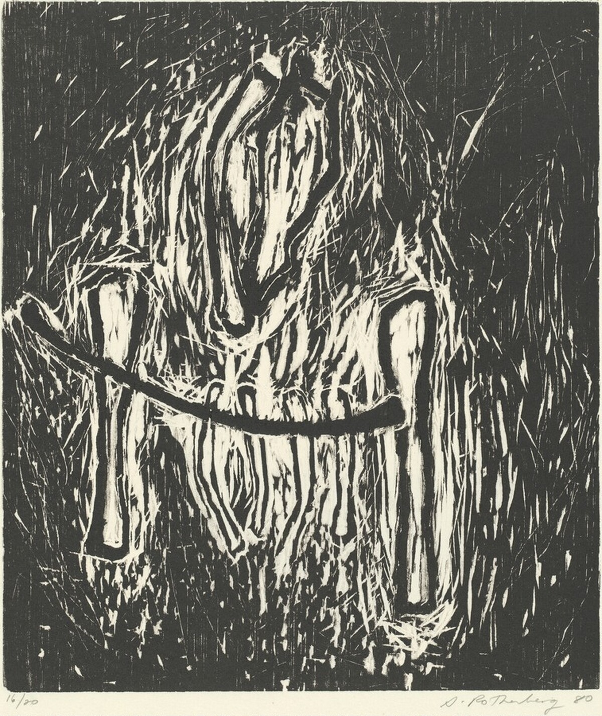 Head and Bones by Susan Rothenberg