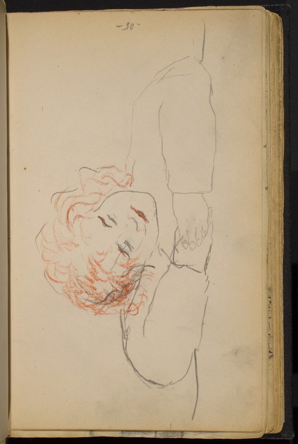 Young Girl with Red Hair by Max Beckmann