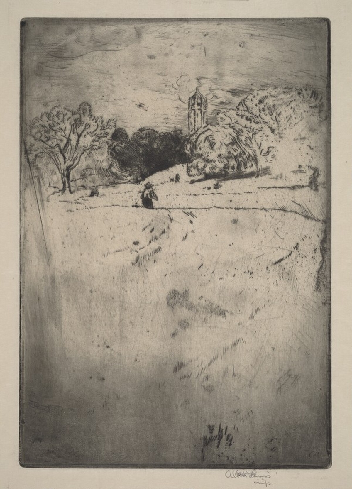 The Green, Prospect Park by Allen Lewis