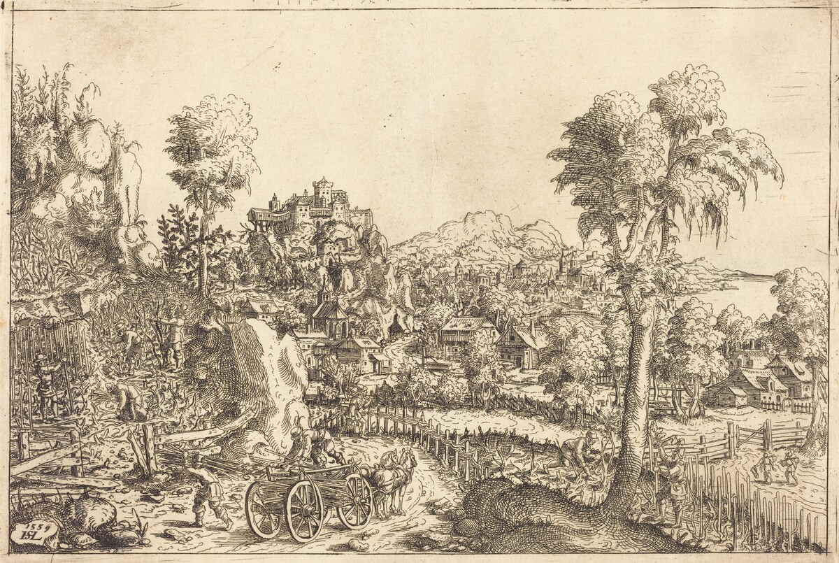 Landscape with a Vineyard by Hanns Lautensack