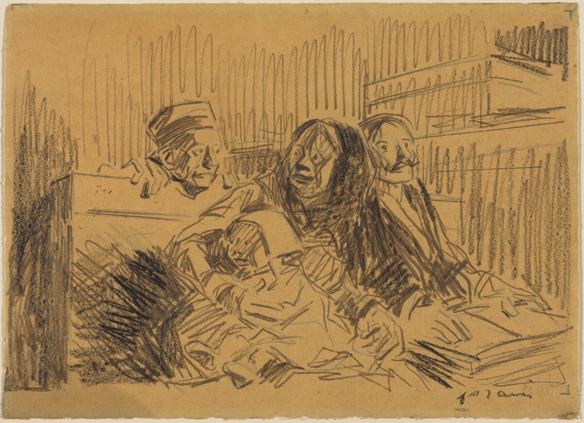 Defenseur et  Accuse by Jean-Louis Forain