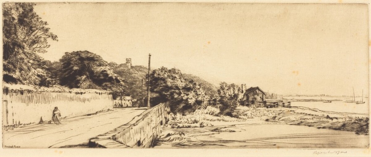 Dunimarle by Sir Muirhead Bone
