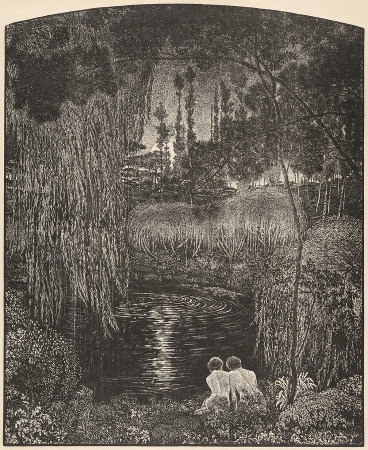 The Nightingale's Song by Giovanni Guerrini