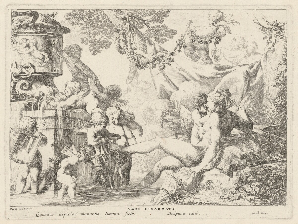 Amor Disarmato (Cupid Disarmed) by Giovanni David