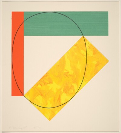 Three Color Frame Painting