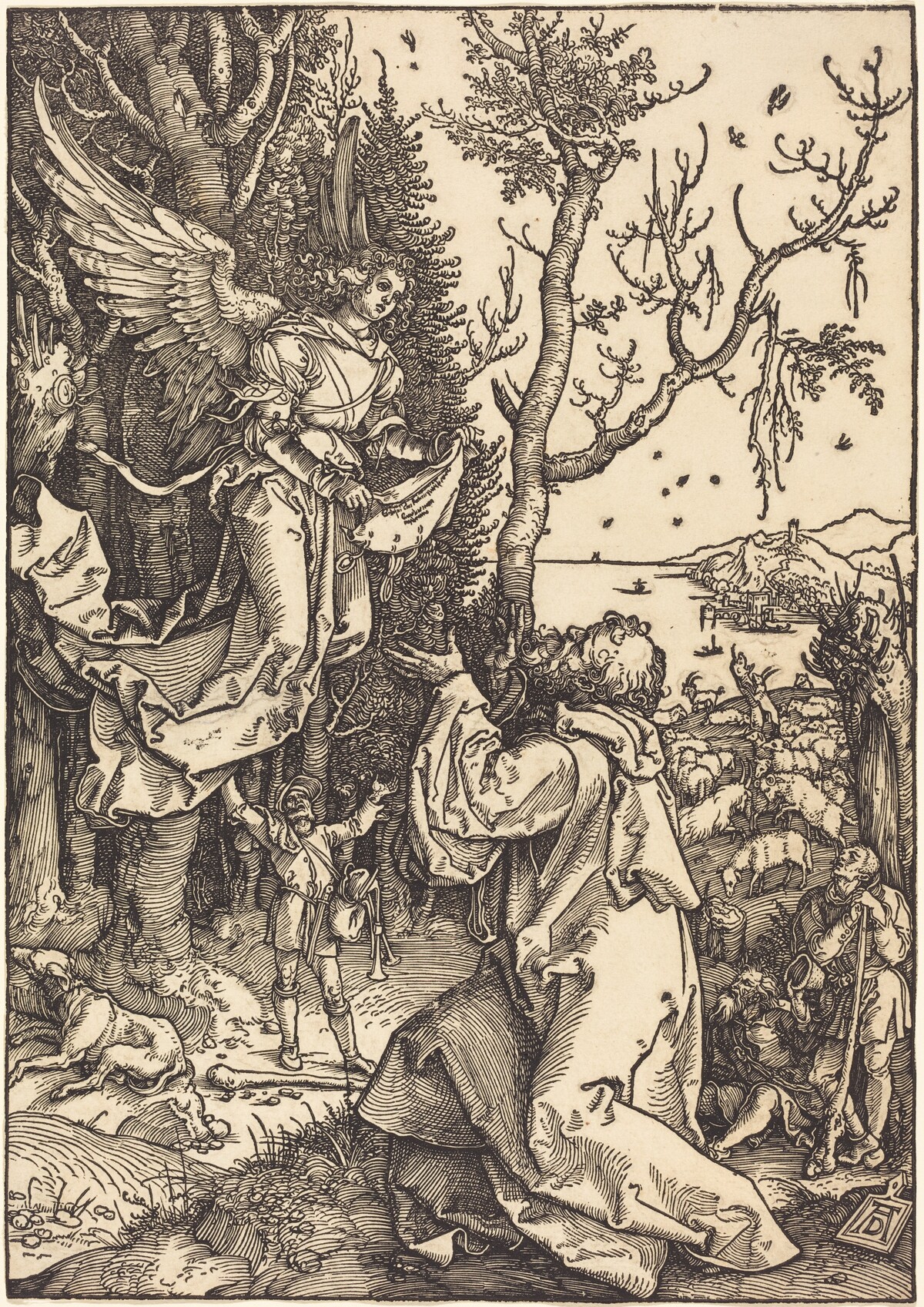 Joachim and the Angel by Albrecht Dürer