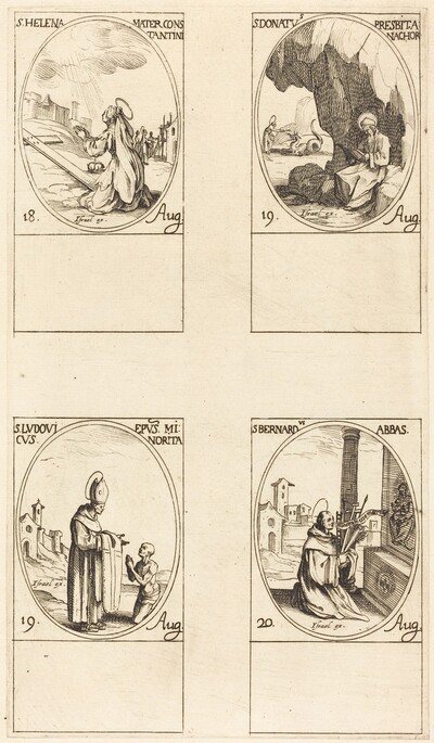 St. Helen; St. Donatus; St. Ludovicus, Bishop; St. Bernard
