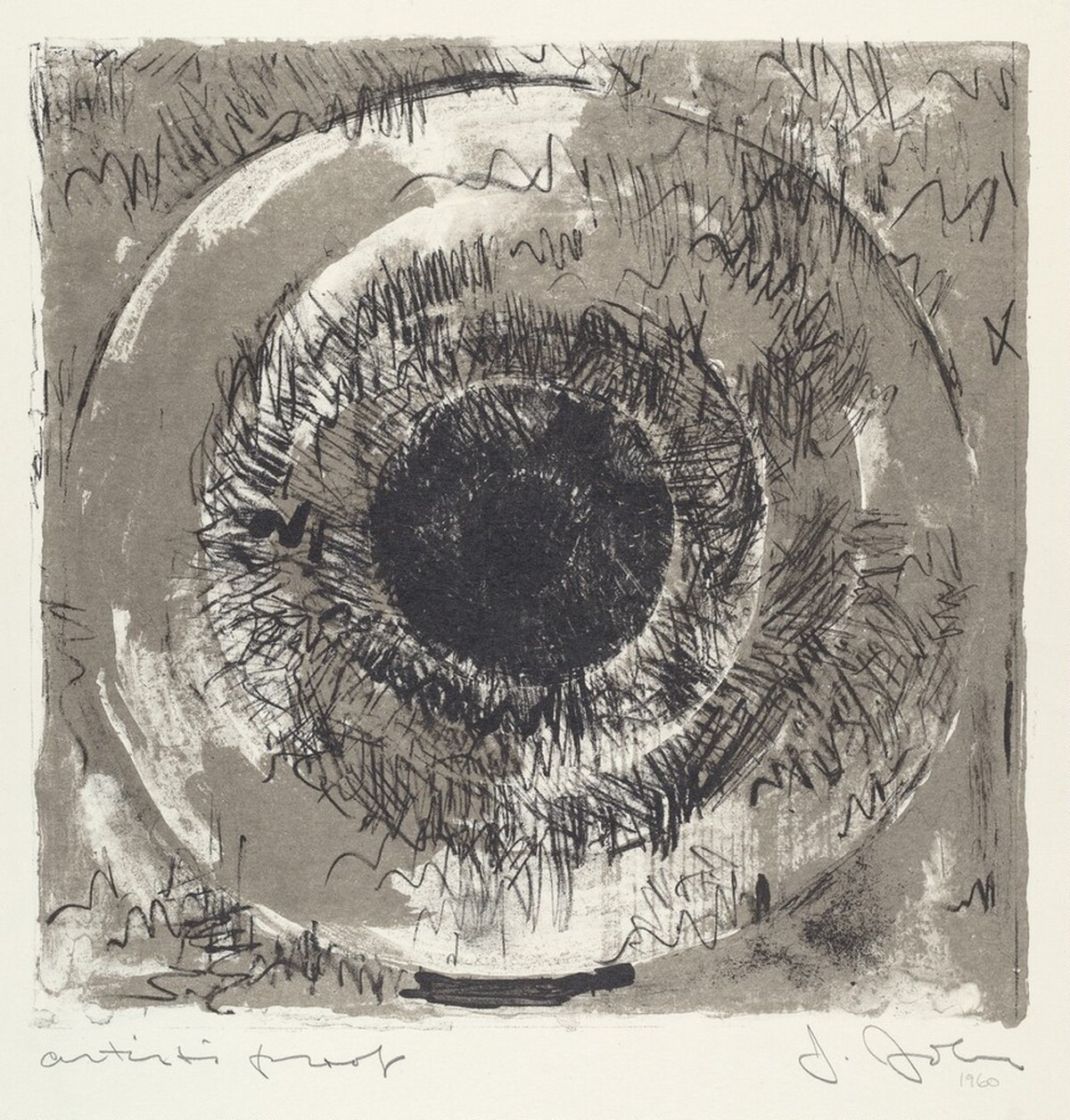 Target [artist's proof] by Jasper Johns