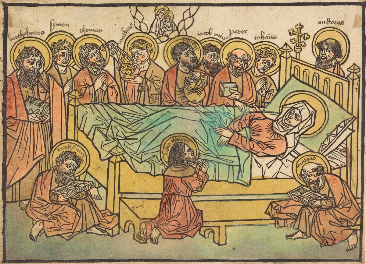 The Death of the Virgin by German 15th Century or Peter Maler