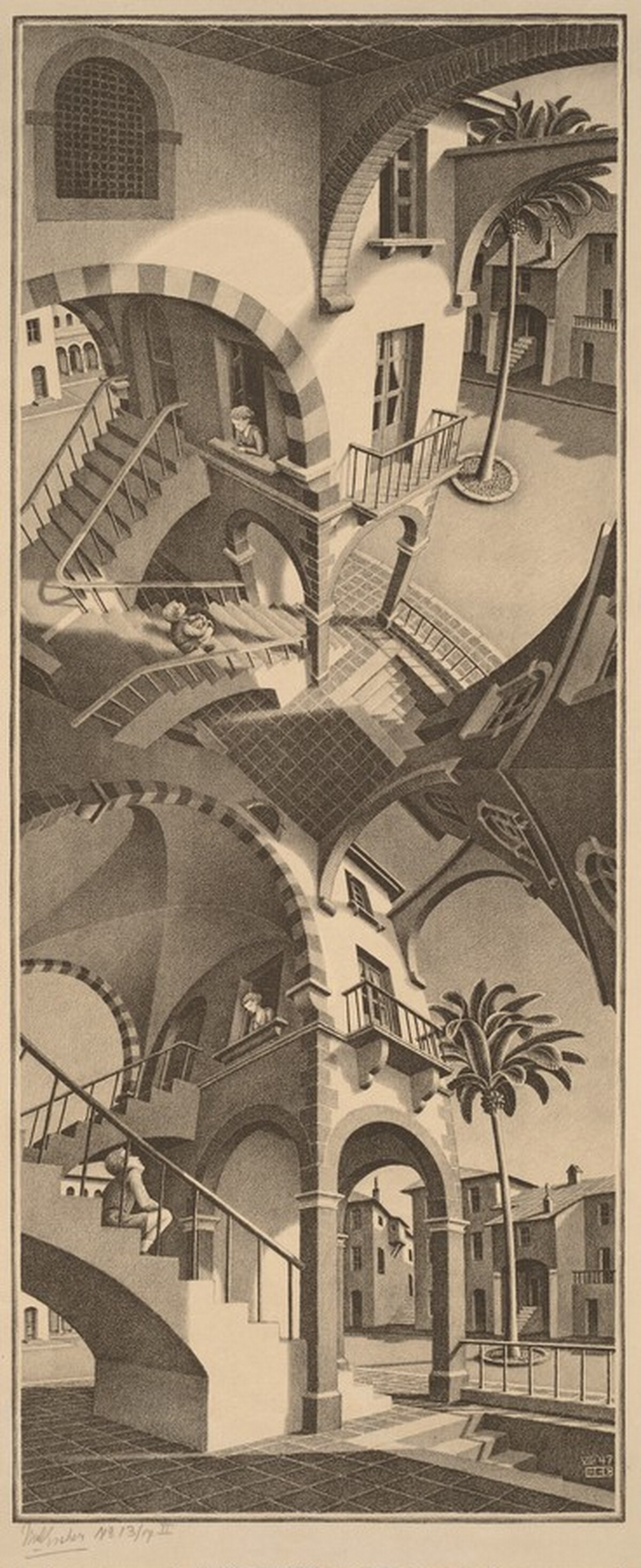 Up and Down by M.C. Escher