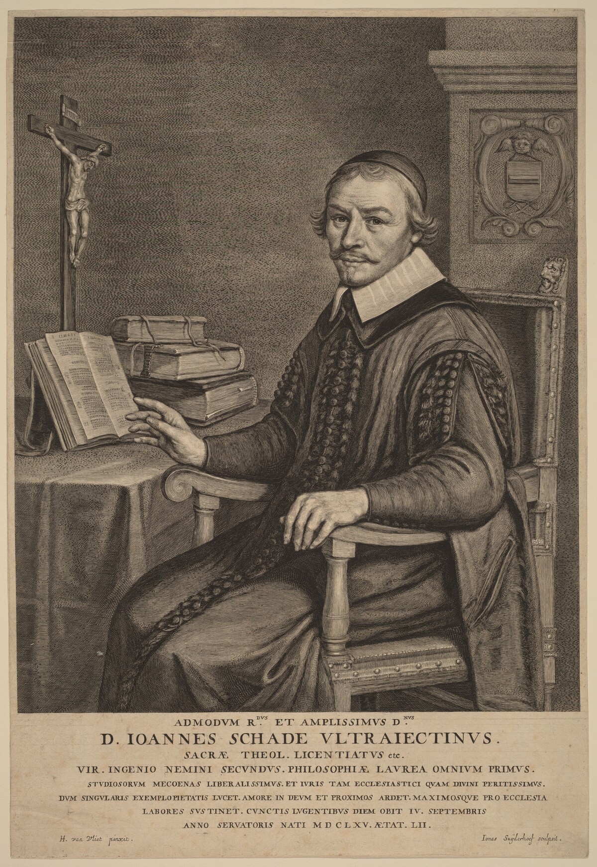 Johannes Schade by Jonas Suyderhoff after Hendrik Cornelisz van Vliet