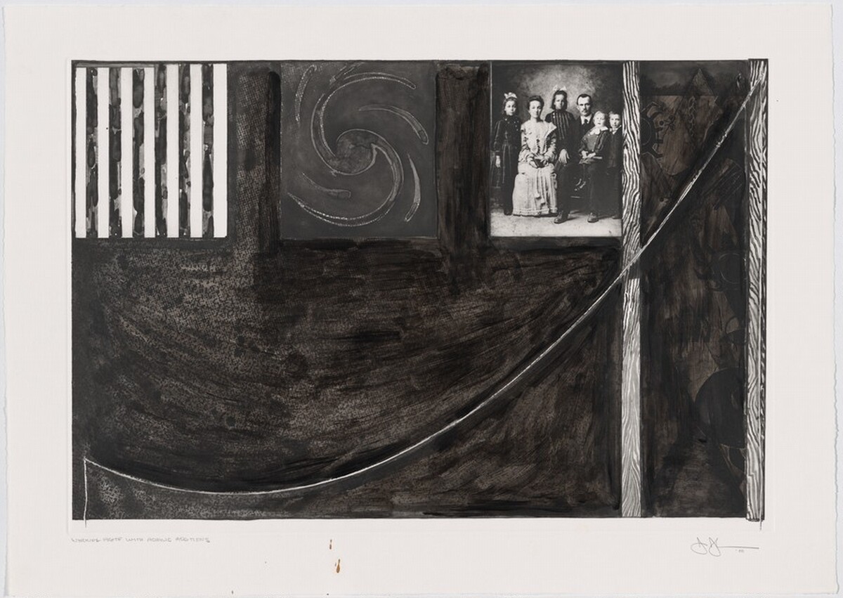 Untitled [working proof] by Jasper Johns