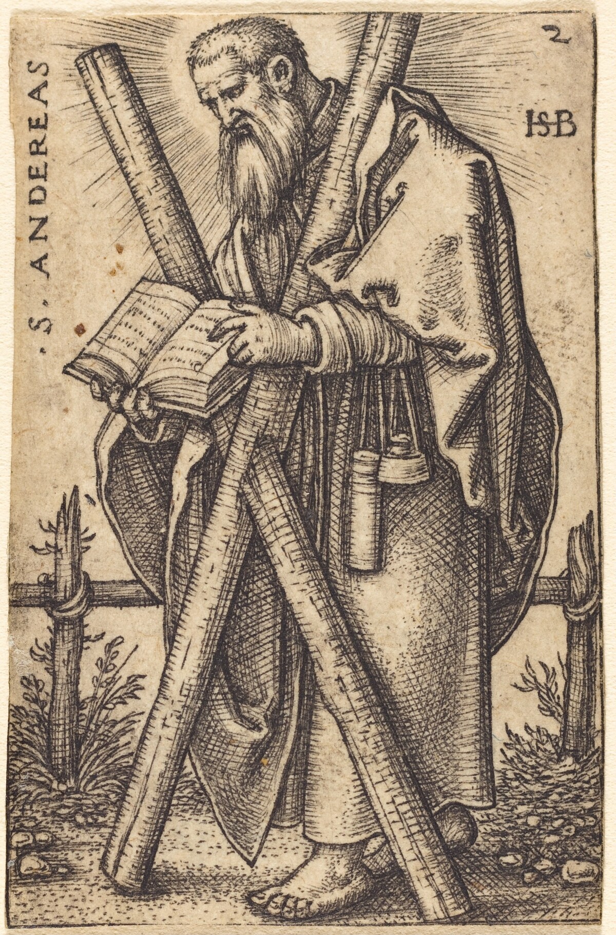 Saint Andrew by Sebald Beham