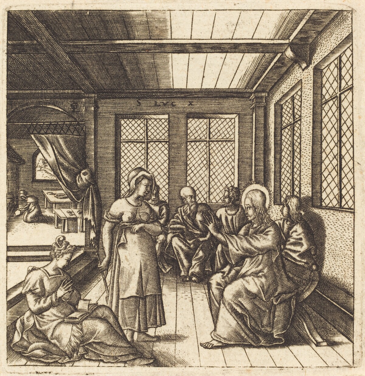 Christ in the House of Mary and Martha by Léonard Gaultier