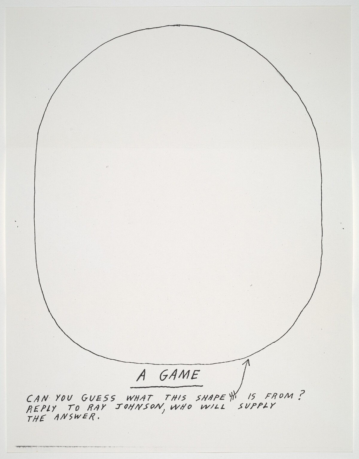 Untitled by Ray Johnson