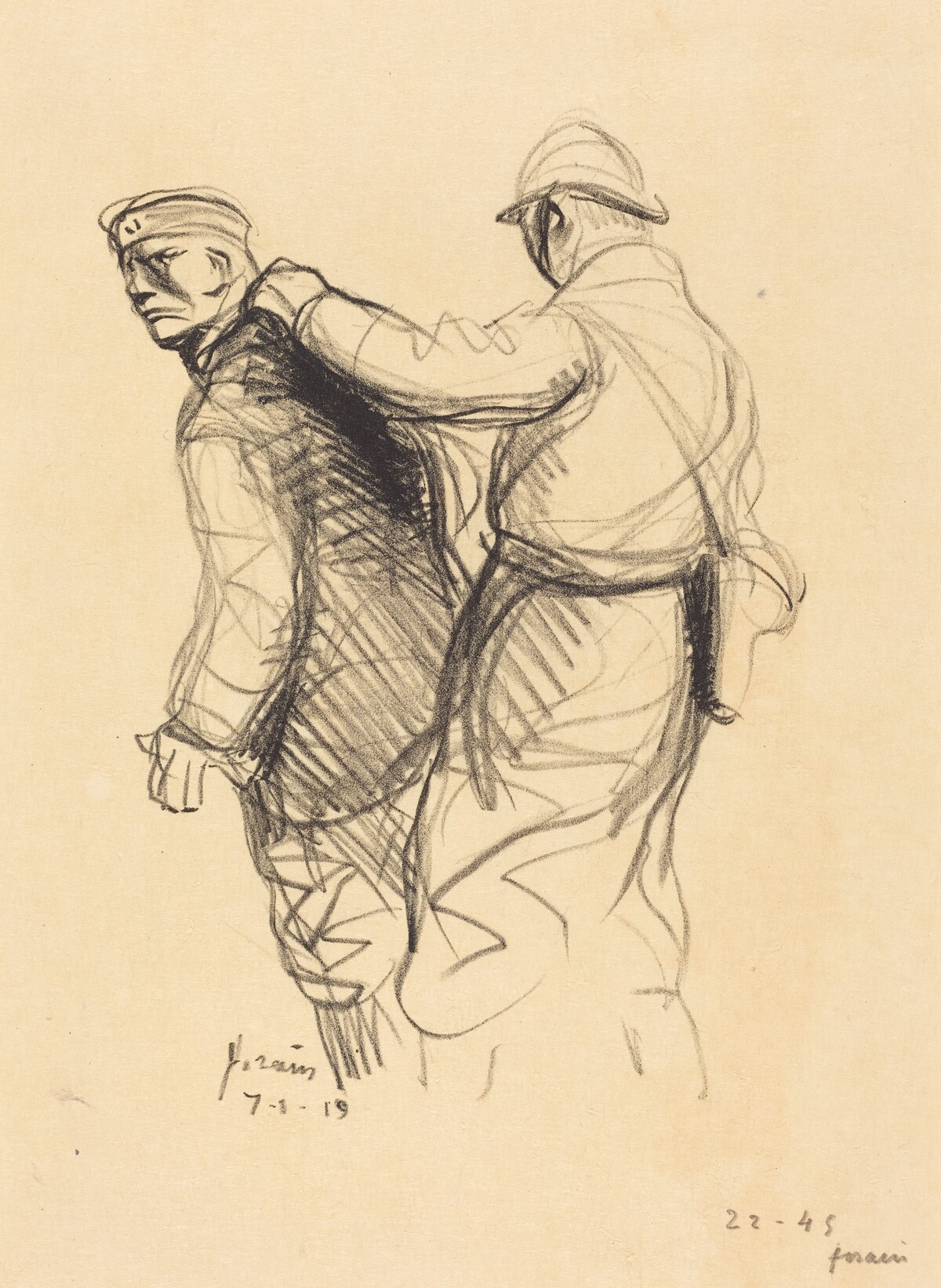 L'Allemand expulsé (The German Expelled) by Jean-Louis Forain