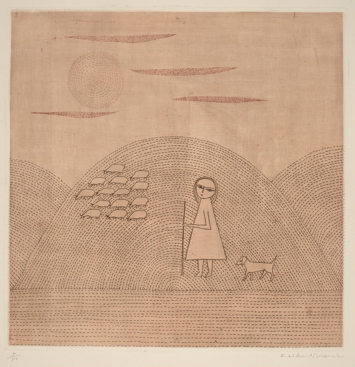 The Litle Shepherdess (La Petite Bergère) by Keiko Minami