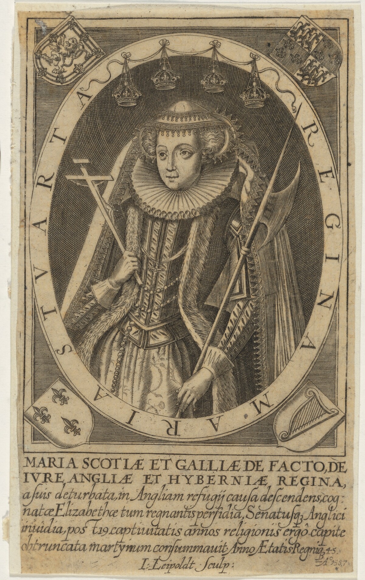 Mary, Queen of Scots by Johann Leipoldt
