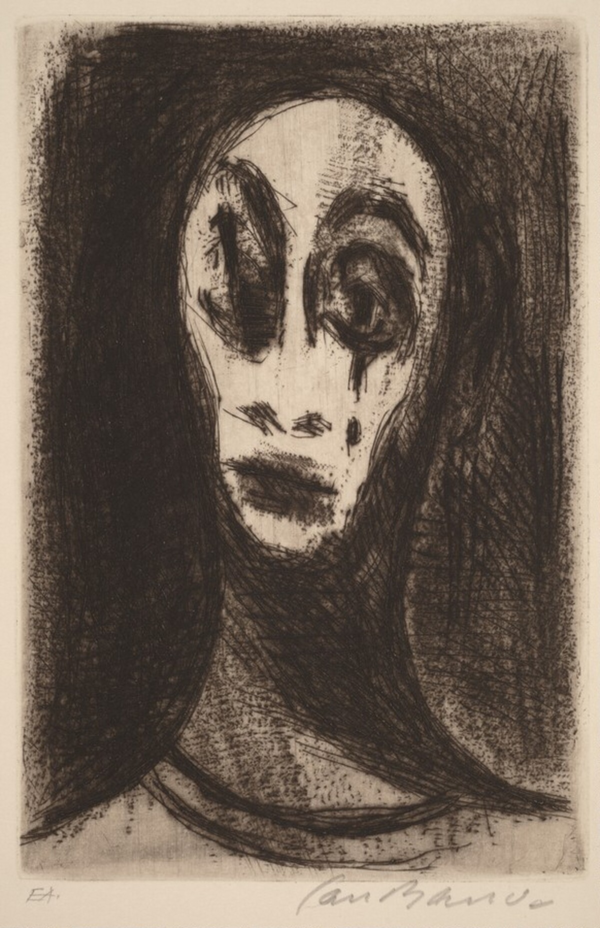 Smutny klaun (Sad Clown) by Jan Bauch