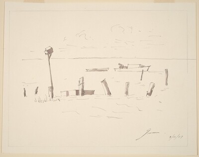 Pilings and Boats