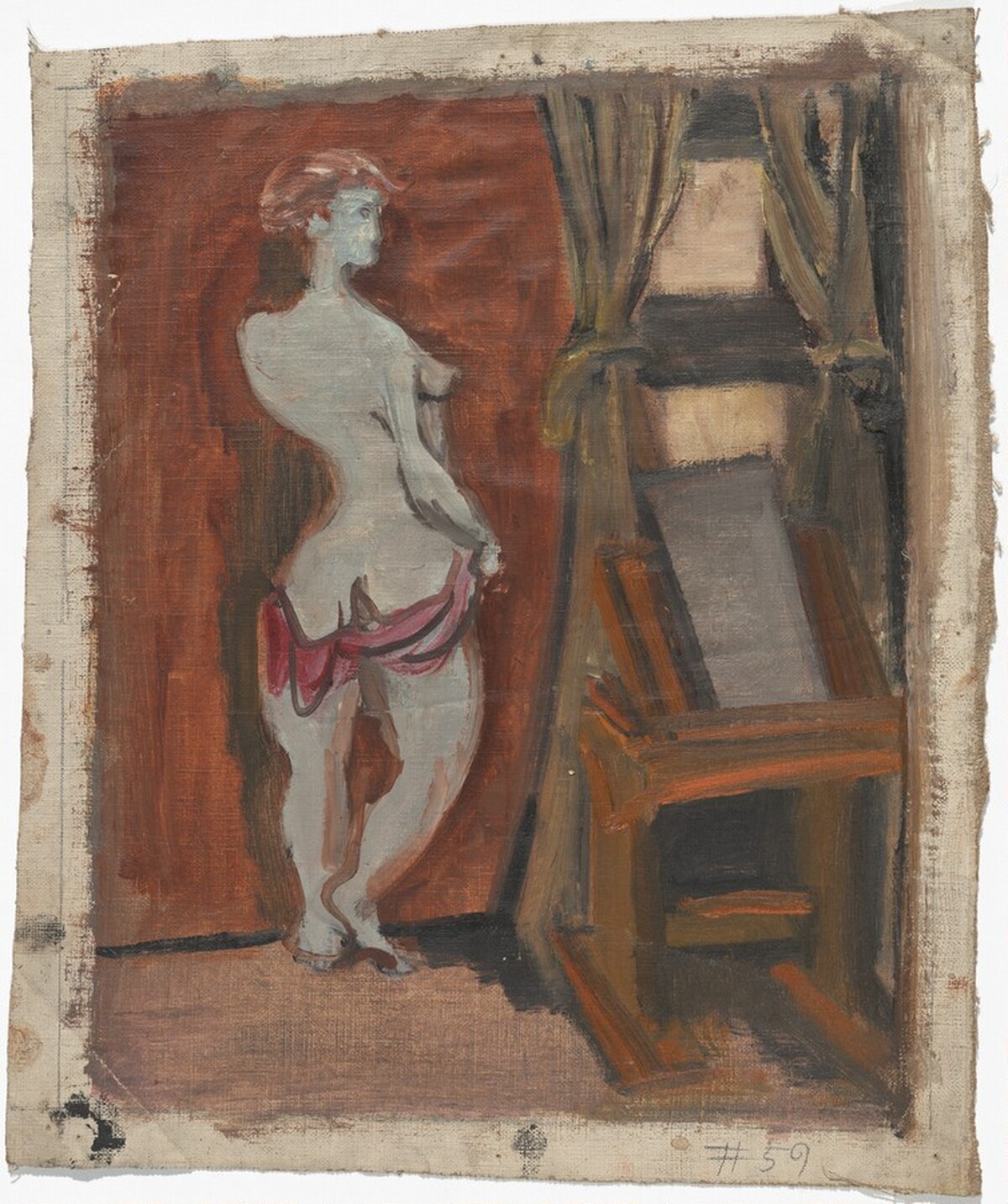 Untitled (nude) by Mark Rothko