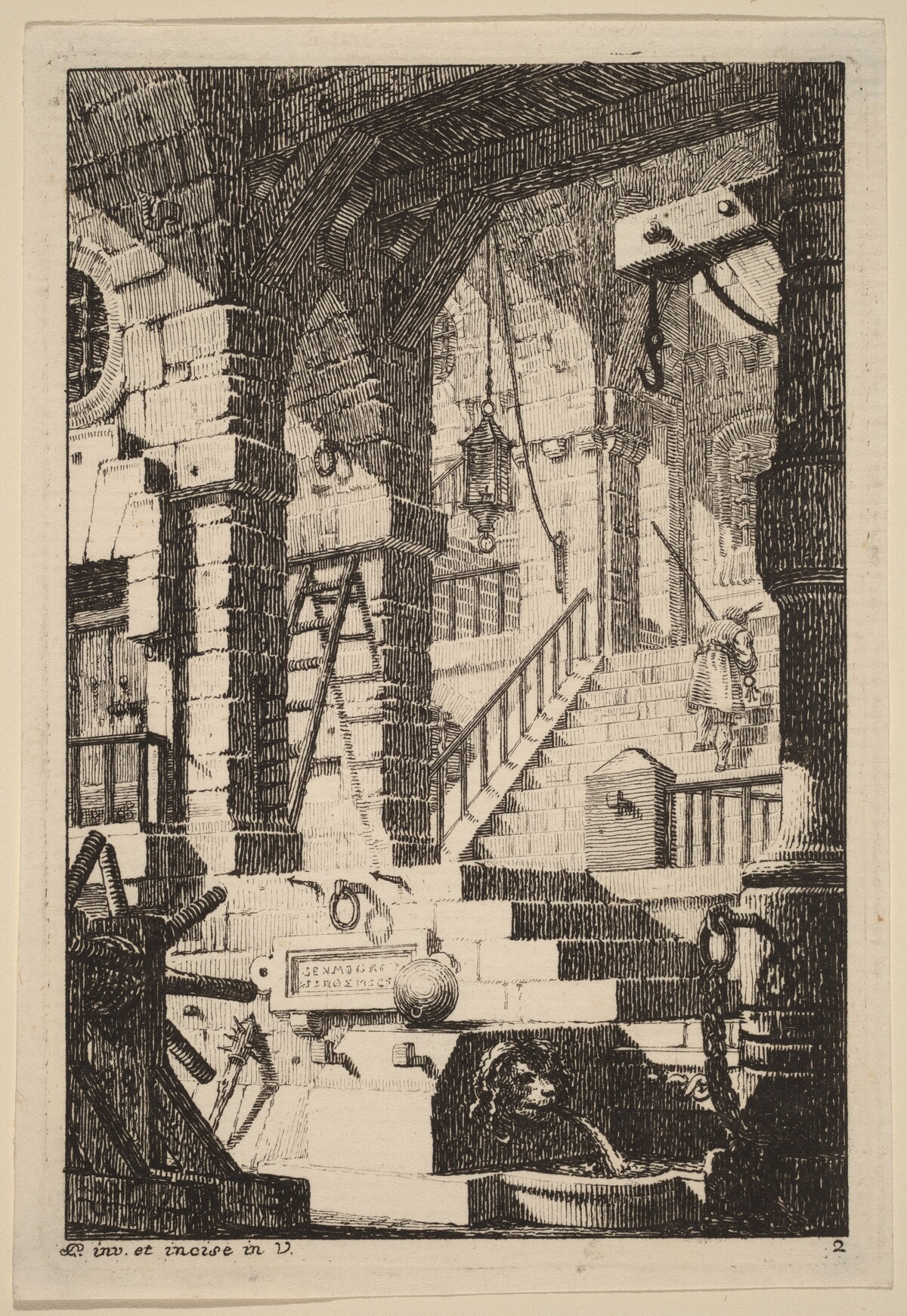 Fantasy of an Antique Prison by Carl Schütz