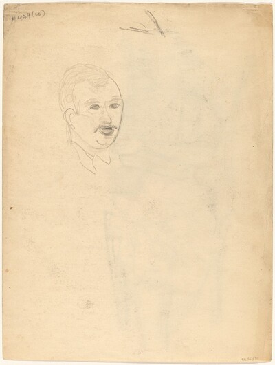 Head of a Man [verso]