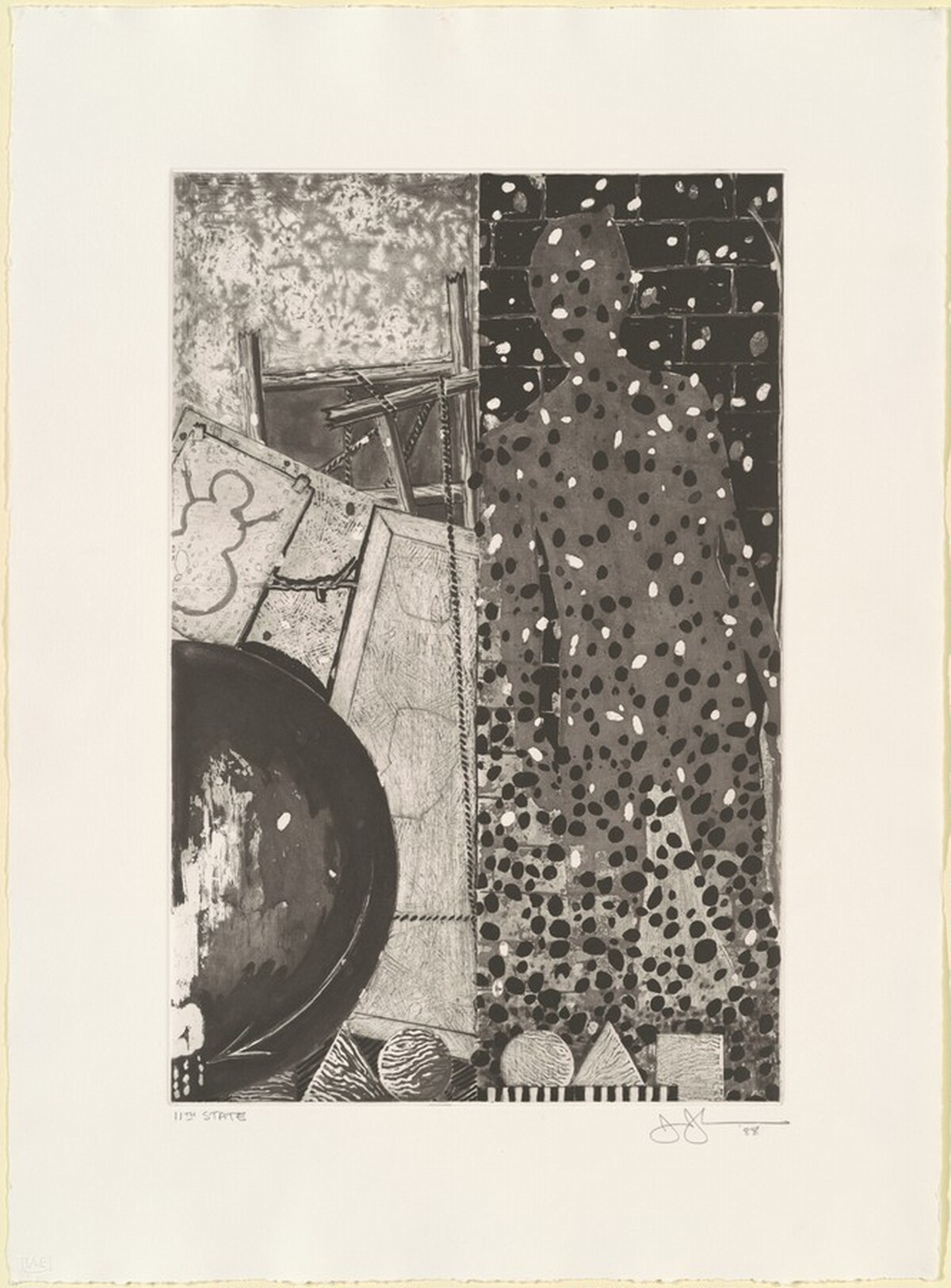 The Seasons (Winter) [state proof of 11th state] by Jasper Johns