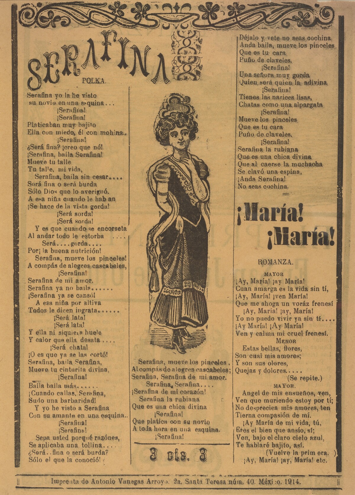 Serafina by José Guadalupe Posada