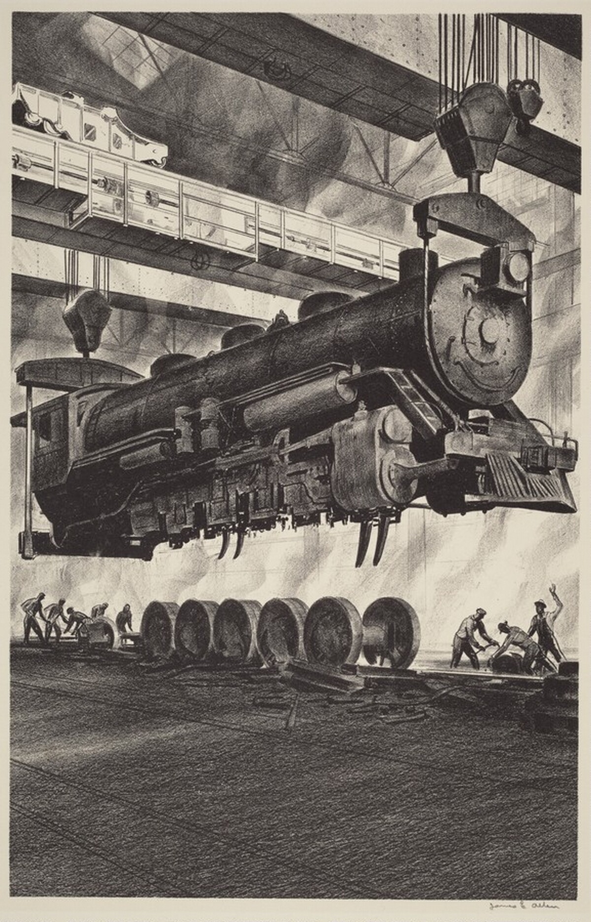 Engine Aloft by James E. Allen
