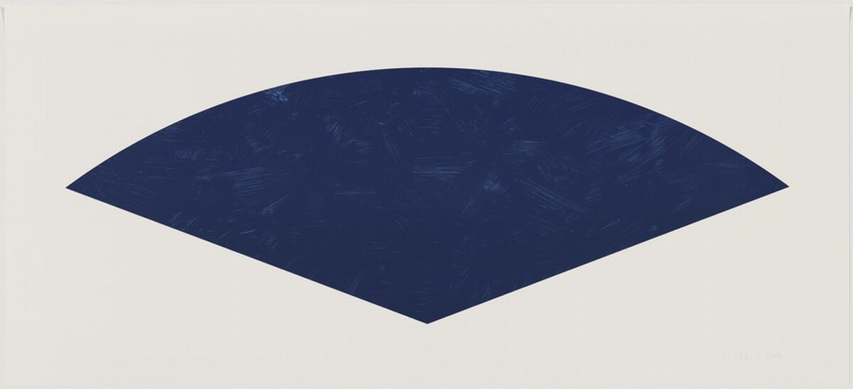 Blue Curve by Ellsworth Kelly