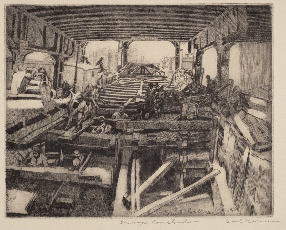 Sewerage Construction by Saul Berman