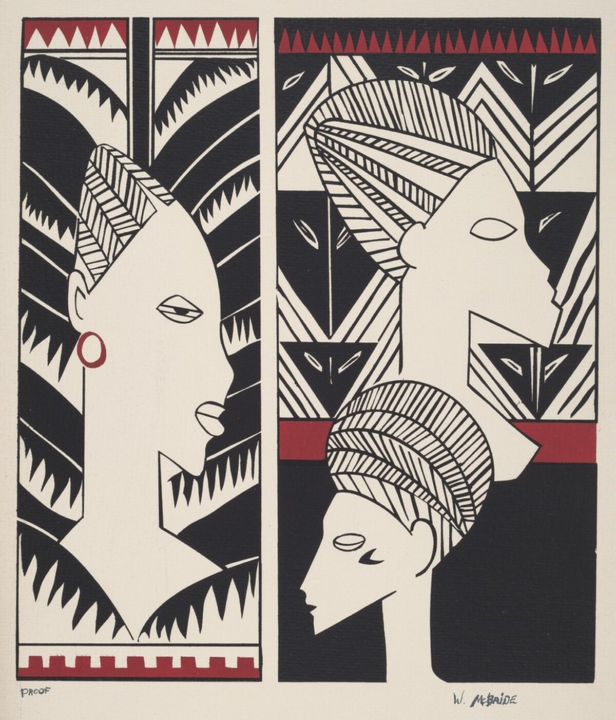 Untitled (Masks) by William McBride