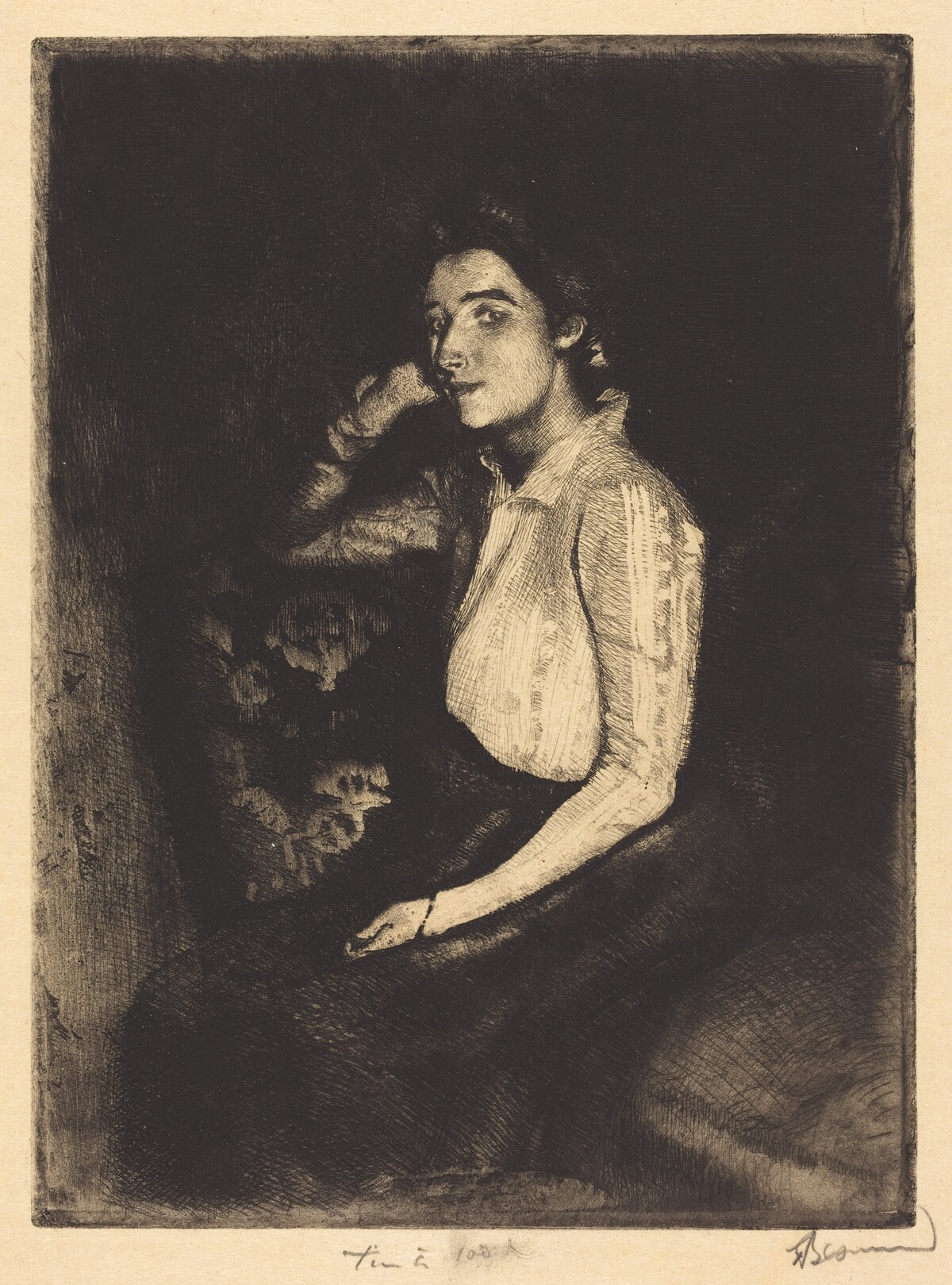 La Biarrote by Albert Besnard