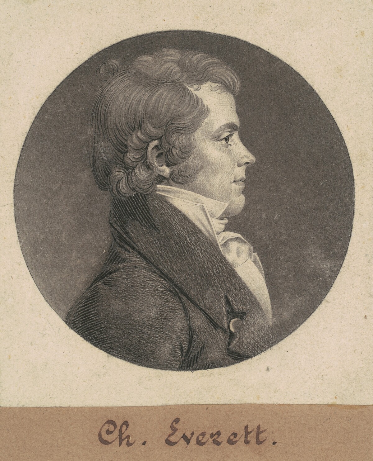 Charles Everett by Charles B. J. Févret de Saint-Mémin