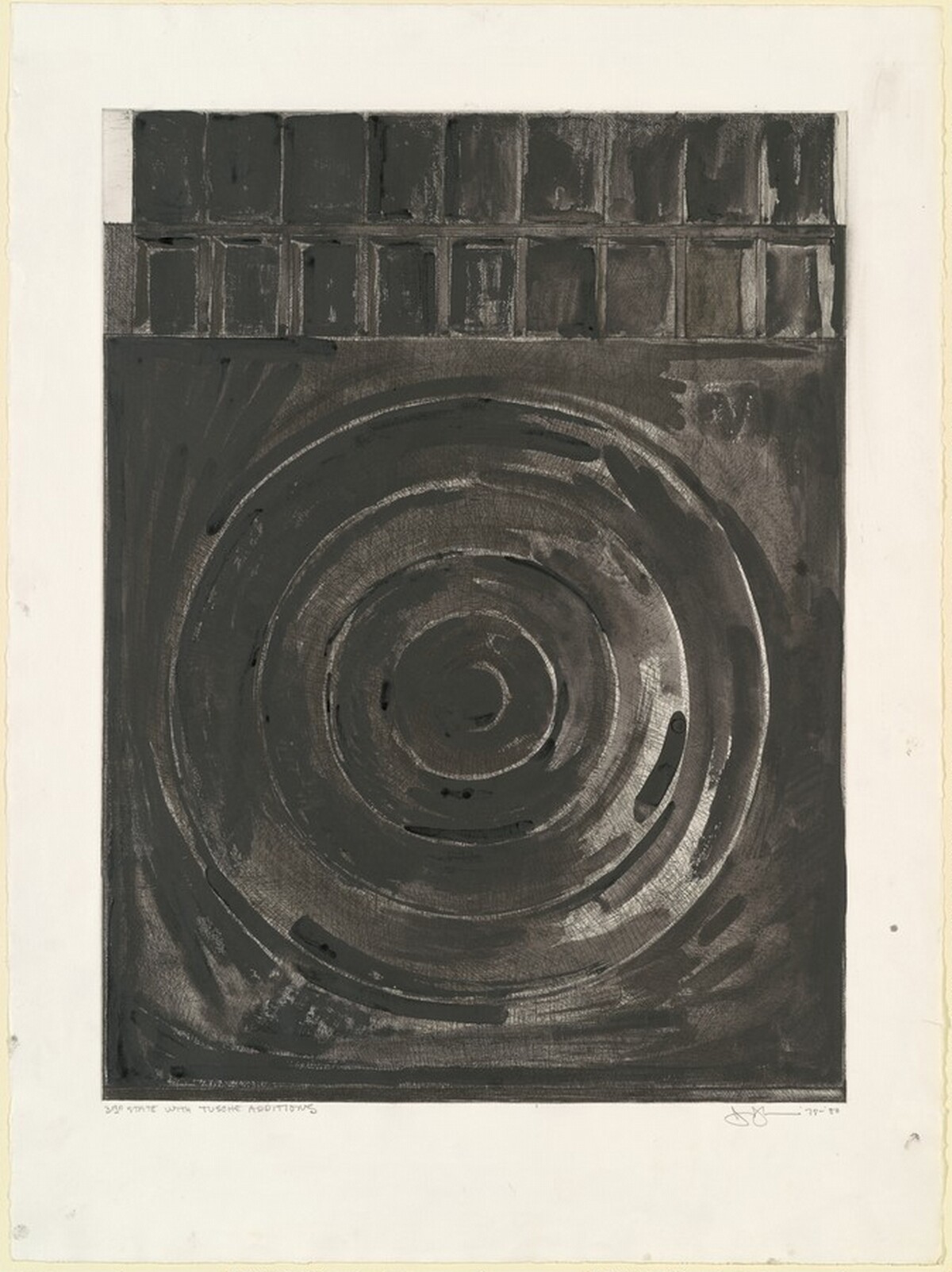 Target with Plaster Casts [state proof of 3rd state] by Jasper Johns