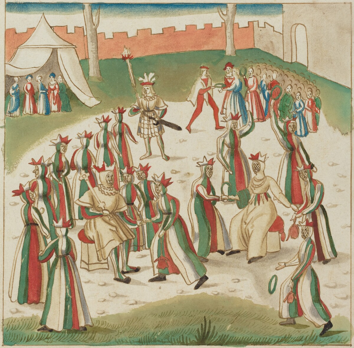 Outdoor Games by German 16th Century