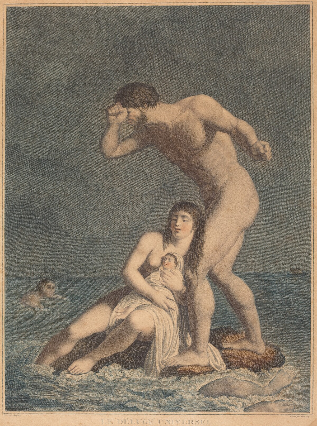Le Déluge Universel by Jacques Bonnefoy after Michel Honoré Bounieu