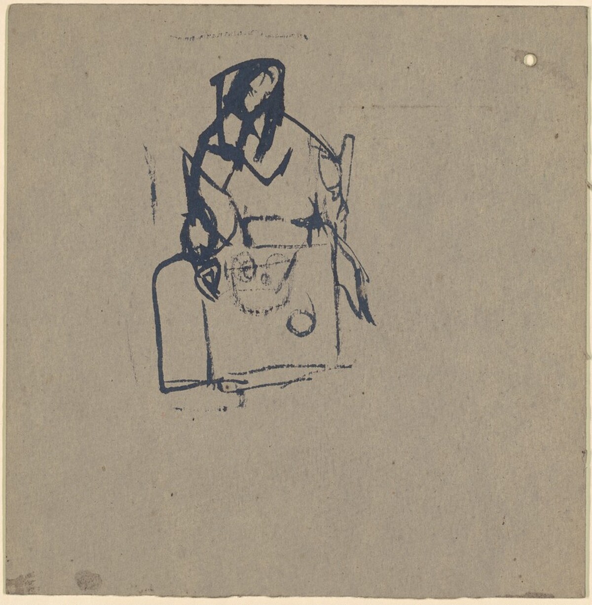 Woman at a Table by Franz Kline