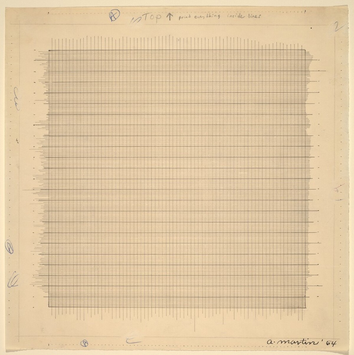 Untitled by Agnes Martin