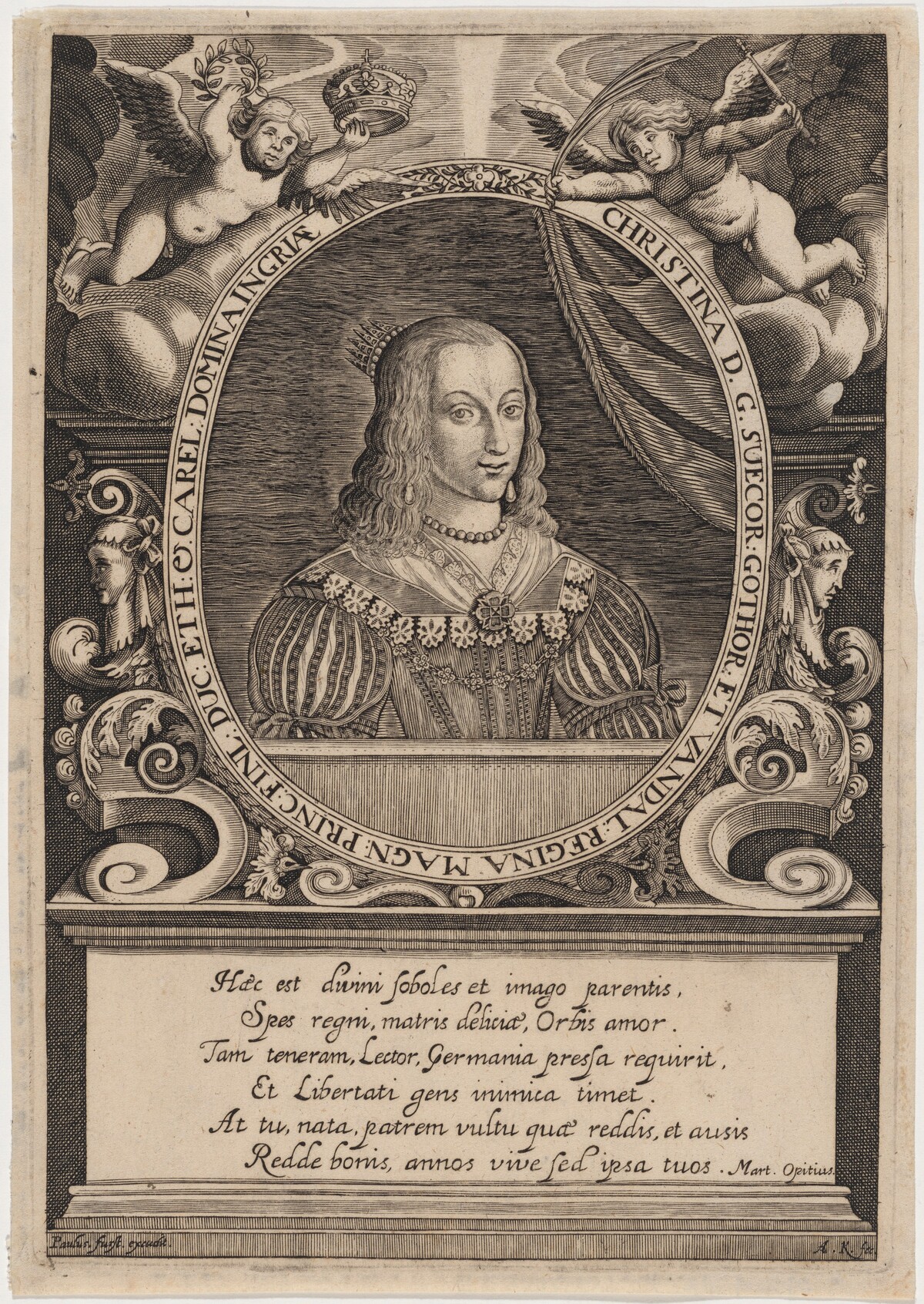 Christina, Queen of Sweden by Unknown Artist