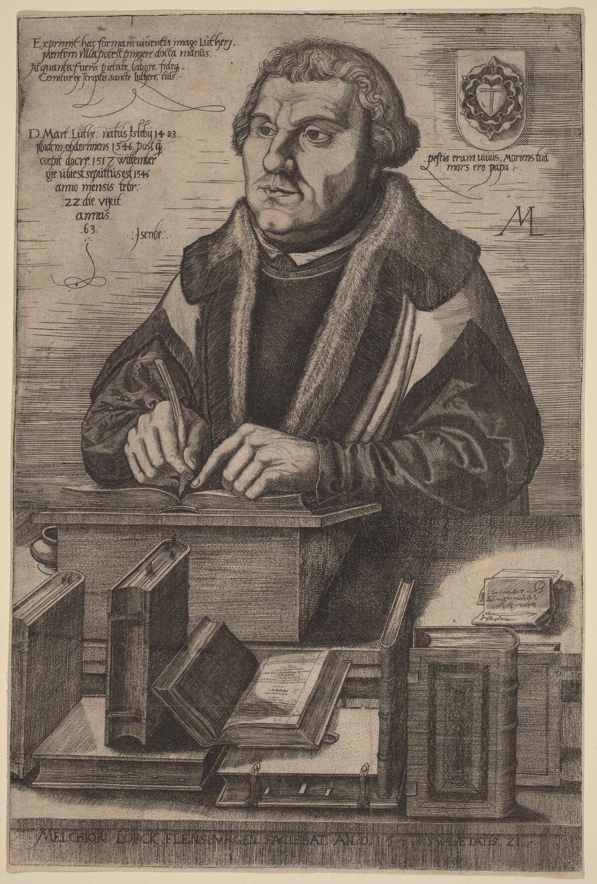 Martin Luther by Melchior Lorch