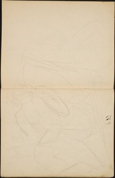 Sitzende Frau in Wäsche (Half Nude, Seated) [p. 32-33]