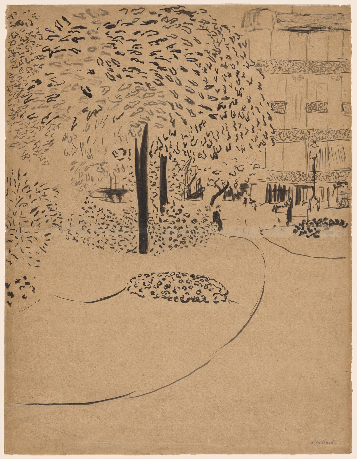 The Square by Edouard Vuillard