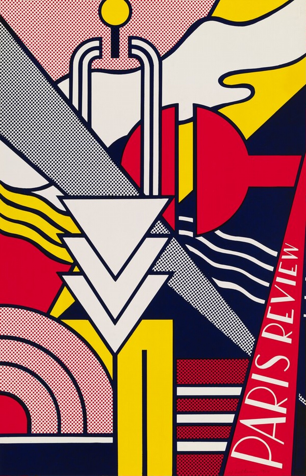 Paris Review Poster by Roy Lichtenstein