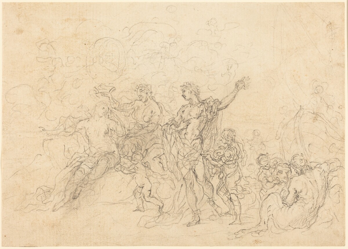 The Marriage of Bacchus and Ariadne by Francesco Solimena