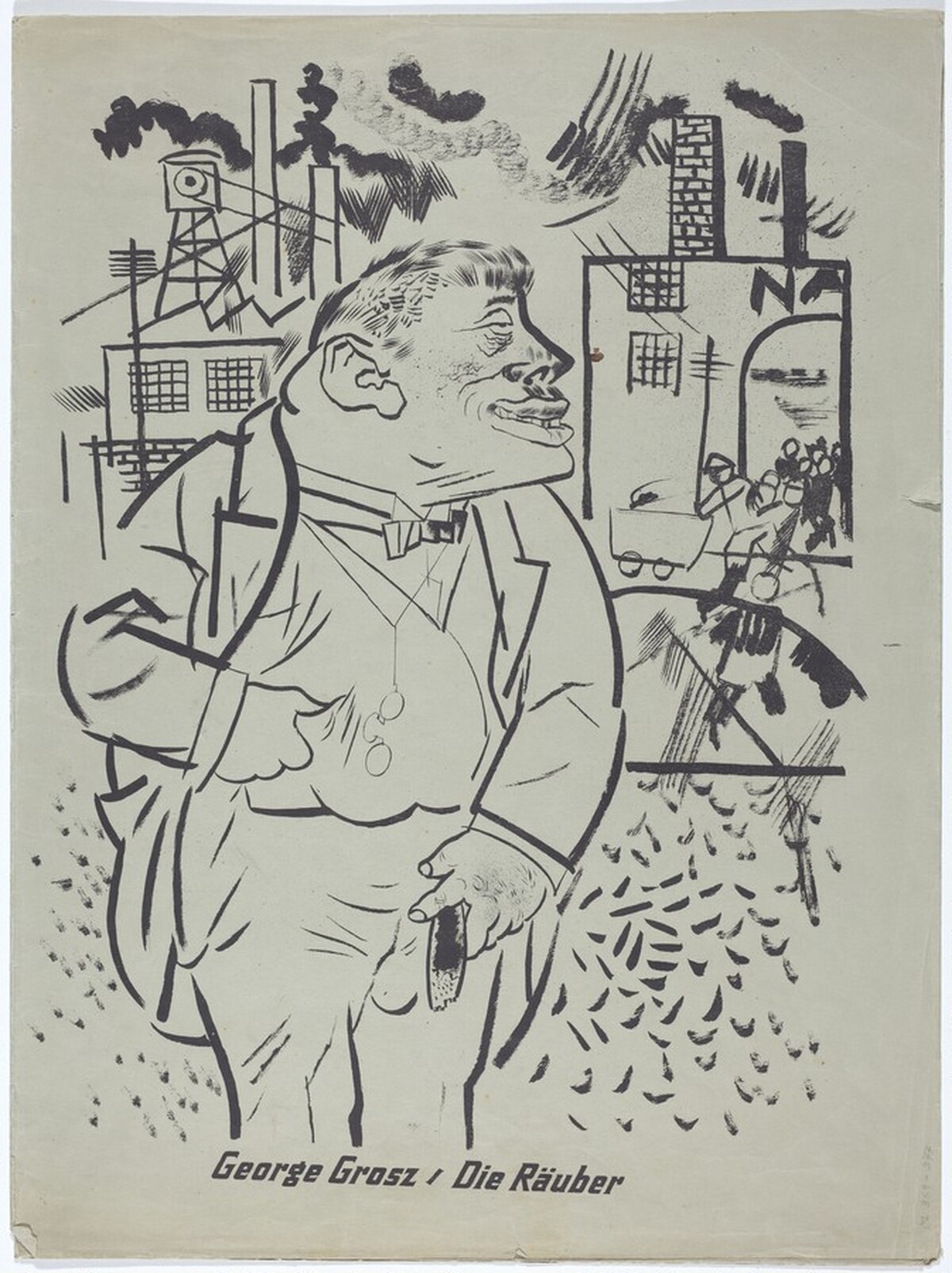The Robbers (Die Räuber) by George Grosz